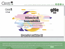 Tablet Screenshot of giornalistinellerba.org